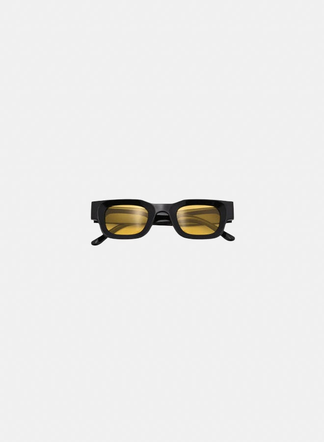 korico Dusk in Yellow Full Rim Rectangle Sunglasses - Image 3